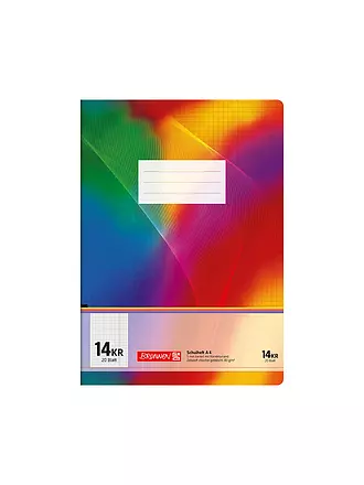 BRUNNEN VERLAG | Cuaderno A4 Cuadriculado 5mm 20 Hojas | 